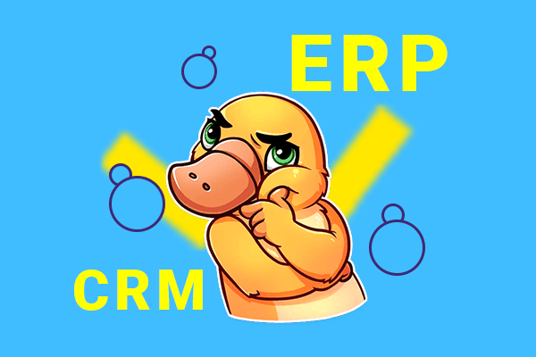 Отличие CRM от ERP