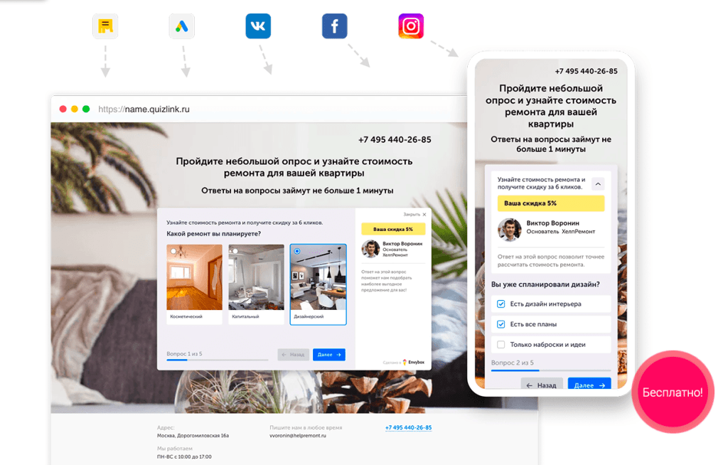 Квиз-маркетинг для бизнеса: что это и на какой платформе сделать